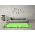 thumbnail image 3 of Ahgly Company Indoor Round Oriental Green Traditional Area Rugs, 8' Round, 3 of 4