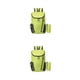 thumbnail image 1 of Sonducket deportiva duradera de poliéster con gran capacidad para viajar de senderismo para mujer plegable Bolsa de senderismo verde claro verde claro 2Conjunto, 1 of 6