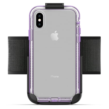 Armband for Lifeproof Next Case iPhone X - Encased (Non Slip) Fully Adjustable Lightweight Gym Sports Band, Fits all arm