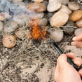 thumbnail image 4 of Camping Fire Starter, Fire Starter with Compass, Paracord and Whistle – Waterproof Flint Fire Steel Survival Lighter for Your Camping, Hiking and Backpacking Gear All-Weather Magnesium Ferro Rod, 4 of 8
