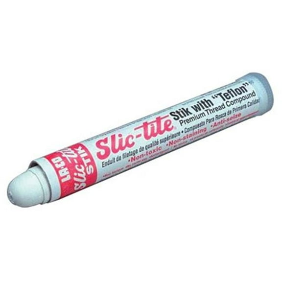 Slic-Tite® Stik Thread Sealant with PTFE, 1-1/4 oz, Stick, White