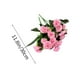 thumbnail image 3 of Ramo de claveles de seda | Flores artificiales para decoración del hogar | Arreglo floral 3D en plena floración | Centro de mesa para el Día de la Madre | Decoración de mesa para bodas, 3 of 6