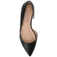 thumbnail image 5 of Journee Womens Cortni Slip On Pointed Toe D'Orsay Flats, Widths Available, 5 of 10