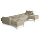 thumbnail image 4 of Sala Modular Doble Chaise Makora Travis con Memory Foam, Color Arena Lino Respaldo Reclinable de 3 Posiciones, 4 of 7