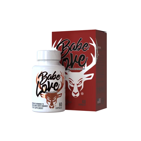 Bucked Up Babe Love Hormone & Libido Supplement for Women, 60 Capsules