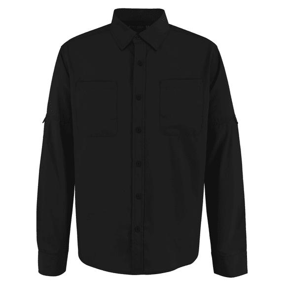 TrueTimber Men's Back-Cast Long Sleeve Button Down Fishing Shirt