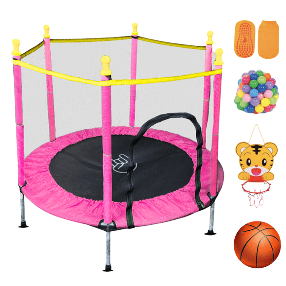 COOLSHT Trampolín Brincolín Para Niños 1.40 M Diámetro