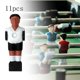 thumbnail image 3 of 11 piezas de repuesto para futbolín de mesa, para torneo de jugadores Blanco, 3 of 9