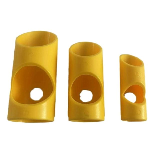 Herramienta de Corte de Tubos de Espuma de 3 Piezas, Accesorio Profesional para Cortar Aislamiento de Tubos, Ideal para Industrias, Hogares Y Comercio Amarillo