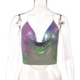 thumbnail image 2 of Women's Metallic Sequin Party Top Nightclub Festival Sexy Shiny Blouse Elegant Fashionable Stylish Outfit, 2 of 2