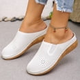 thumbnail image 7 of Iyufng Women's Closed-toe Wedge Sandals Summer Casual Outdoor Beach Shoes, 7 of 7