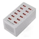 thumbnail image 5 of CARGADOR USB DE MÚLTIPLES PUERTOS, confiable de 60 W de Carga ráspida Sobrevoltaje que protege el Hub de Carga USB ABS para Teléfonos Inteligentes para Hogar, 5 of 7