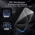 thumbnail image 6 of 3 Pack for iPhone 15 Pro Max Privacy Screen Protector, 9H Anti Spy Dark Tempered Glass Screen Protector for iPhone 15 Pro Max, Easy Installation, Bubble Free, 6 of 7