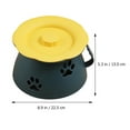 thumbnail image 2 of MasteelfCA 1Pc Plastic Chamber Pot Home Spittoon with Lid Handle Household Spittoon, 2 of 9