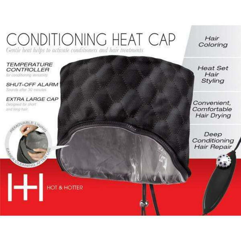 ANNIE Hot & Hotter 3 In 1 Professional Washable Conditioning Heat Cap ANNIE Hot & Hotter 3 In 1 Professional Washable Conditioning Heat Cap
