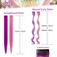 thumbnail image 3 of 32 PCS Clip in Colored Hair Extensions for Kids, 20 Inches Rainbow Long Straight Hairpieces Synthetic, Hair Extensions-Pretty Gift for Cosplay Dress Up Fashion Party Birthday（32 Colors), 3 of 9