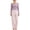 Purple, variant on Erwazi Women's Lace Long Sleeve Tops and High Waist Full Length Pajama Set 2 Piece Pjs with Pockets