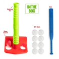 thumbnail image 3 of Set de pelota en T Play22 para niños pequeños de 3 a 5 años con camiseta de bateo y 8 bolas, 3 of 8