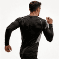 thumbnail image 4 of Long Sleeve Compression Shirts for Men Cool Dry Athletic Undershirt Workout Tops Base Layer for Running Cold Weather Base Layer Top & Bottom 2026 Dark Gray M, 4 of 5