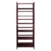 Casual Home 3-Shelf Folding Stackable Bookcase 27.5 Wide-Finish:Espresso