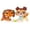 #58 #675, variant on Minilpsshop 2 PCS Little Pets Toys Dachshund #932 Shorthair Cat #1116 with Accessories,Ideal Gifts for Boys and Girls