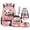 Mushroom Panda, variant on Jeiento Mushroom Panda Backpack And Lunch Box Set for Girls Elementary Kids 5 Piece 16 Inch Water-Resistant Polyester School Backpack Set with Padded Adjustable Straps
