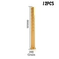 thumbnail image 1 of 12×200gr Heavy Weight Arrow Brass Inserts Base Archery ID6.2mm Arrow Shaft, 1 of 5