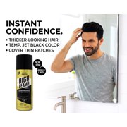 [3 PACK] High Beams Color Thickener Temporary Spray-On Hair [#11 BLACK] 2.7 oz. * BEAUTY TALK LA *