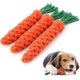 thumbnail image 1 of juguetes con nudos de cuerda para perros, juguetes con forma de zanahoria tejidos con cuerda de algodón para mascotas., 1 of 5