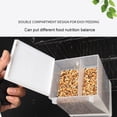 thumbnail image 6 of EUDIDV Pet Feeding Tools Automatic Feeder/feeder/antisplash Bird Food Box/270g/timed Ration Bird Feeding Artifact Creature Care Feeder, 6 of 7