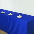 thumbnail image 4 of Balsa Circle Royal Blue Patriotic Veterans Day 8 feet Fitted Tablecloth Polyester 4th of July Event Linen, 4 of 7