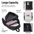 thumbnail image 4 of Easygdp Funny Chicken Mochila para Niños y Niñas con Set de Caja de Almuerzo y Estuche para Lápices 3 en 1, Mochila Escolar Estampada para Adolescentes, 4 of 7