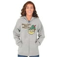 thumbnail image 4 of Woodsy Owl Give a Hoot Cartoon Zip Up Hoodie Men's Women's Brisco Brands S, 4 of 6