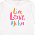thumbnail image 3 of Inktastic Live Love Aloha Toddler Hoodie, 3 of 4