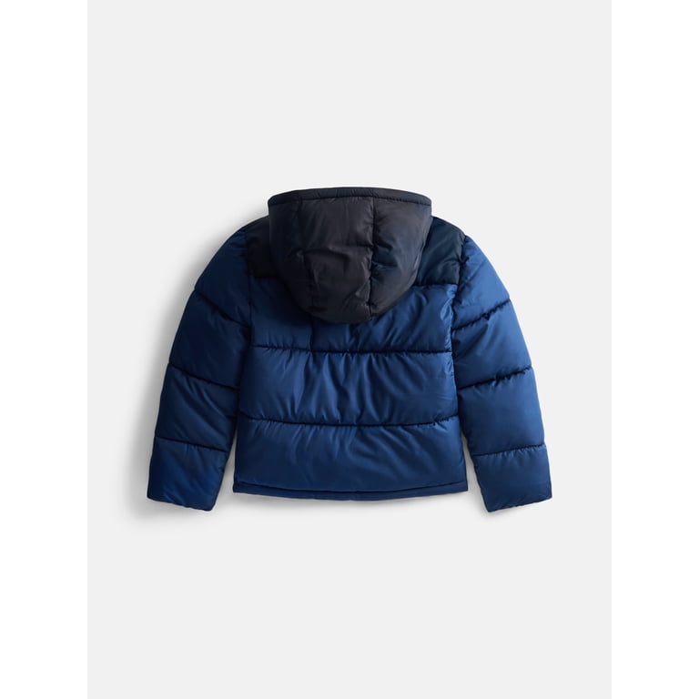 Wonder Nation Boys Heavyweight Quilted Puffer Jacket photo 2