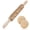 Brown, variant on Embossed Rolling Pins With Patterns for Baking, 7.7-inch Engraved Wooden Rolling Pin with Snowflake Flower Pattern Rolling Pin for Baking Pastry Pizza Dough Fondant Cookie Pie Crust Pasta Bakery