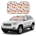 thumbnail image 4 of Bingfone Tulips Flowers Car Windshield Sunshade,Sun Foldable Sun Shield Sun Visor for Car - Small, 4 of 8