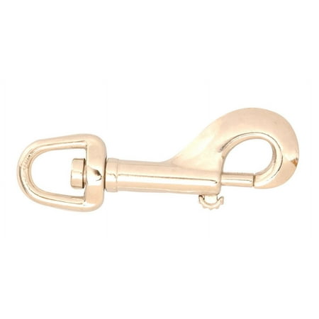 

10 Pc Campbell 1 In. D X 4-1/4 In. L Nickel-Plated Zinc Bolt Snap 90 Lb