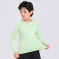 thumbnail image 6 of BULLPIANO Kids Quick Dry Long Sleeve T Shirts Basic Athletic Running Tee Shirt for Boys and Girls 4-12 Years, 6 of 7