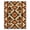 Beige, Pattern 1, variant on ODIKA 4' x 6' Machine Washable Non-Slip Area Rug, geometric geometric High Traffic Rug, Orange, 981013