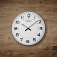 thumbnail image 4 of Reloj de pared Seiko ultramoderno, tono plateado, 50 cm de diámetro, 4 of 5