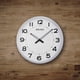 thumbnail image 4 of Reloj de pared Seiko ultramoderno, tono plateado, 50 cm de diámetro, 4 of 5