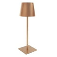 thumbnail image 3 of Lámpara De Mesa LED De Funcionamiento De Baterías, Sin Parpadeo, Una Lámpara De Escritorio Inalámbrica Recargable Portátil Con 3 Colores Control Táctil Para Barras De, 3 of 7
