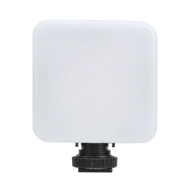 Lámpara de vídeo LED RGB ajustable KM‑72B, zapata fría, luz de relleno para fotografía, color negro