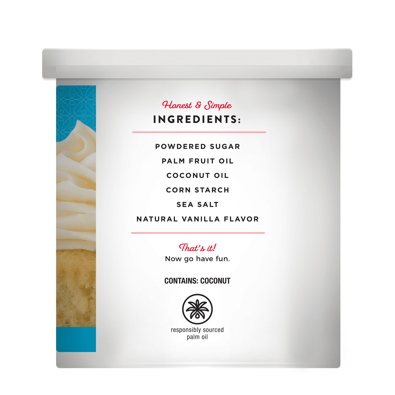 Miss Jones Baking Co. Natural White Vanilla Frosting, 11.29oz