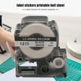 thumbnail image 3 of 10 Pack Replace -4WBN LC-4WBN9(SS12KW) Label Tapes for LabelWorks LW300 LW400 LW500 LW700 1/2 Inch x 26.2 Feet, 3 of 7