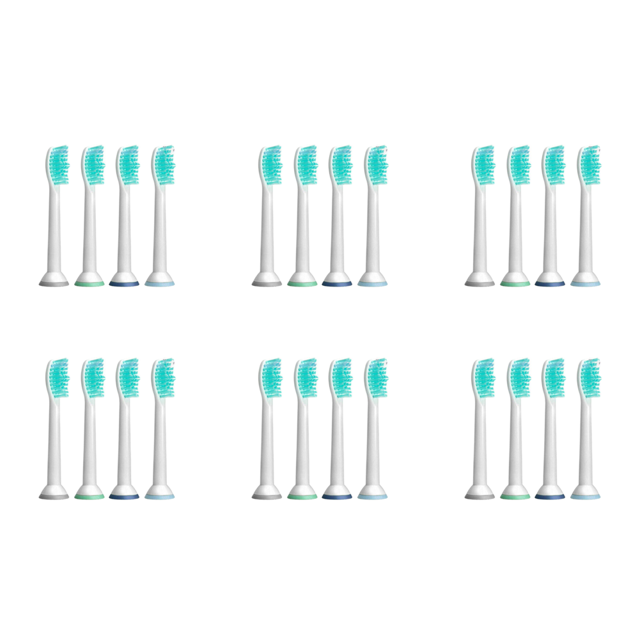 Adecuado para Cabezales Cepillo Dientes Eléctrico Philips/Philips Hx6730/hx3216/hx3226/hx6511HX9362 (HX6014 Limpieza Estándar Diaria 4 Piezas)