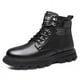 thumbnail image 5 of Zapatos de otoño e invierno para hombre, botas para hombre, zapatos de caña alta de estilo coreano, zapatos casuales de cuero que combinan con todo, 5 of 5