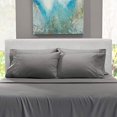 thumbnail image 2 of Hearth & Harbor Extra Deep Pocket Sheets - Fits Mattress 18-24 Inches Deep - Extra Deep Pocket Twin Sheets Sets - 4 Piece Twin Size Sheets - Twin Sheets Deep Pocket - Gray Sheets, 2 of 8