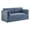 Denim, variant on Maklaine Modern / Contemporary Soft Fabric Upholstered Sofa in Denim